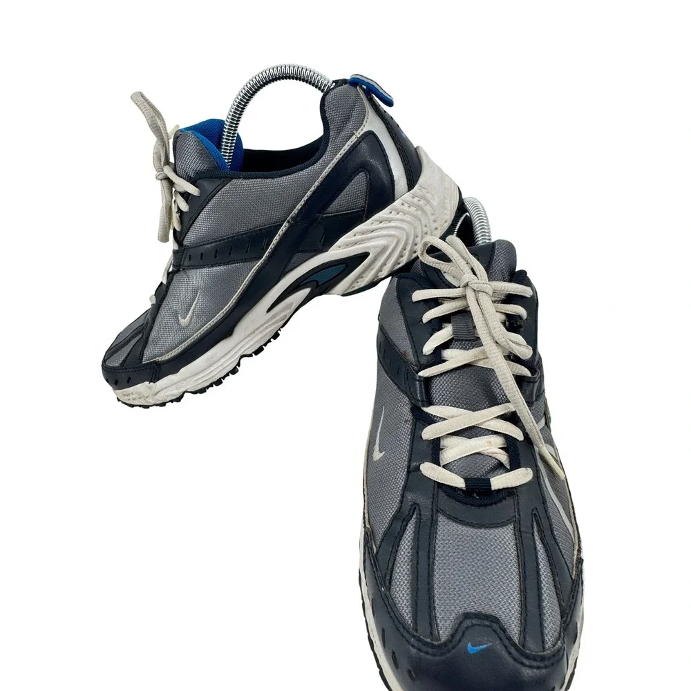 Nike Dart VI Running‎ Shoes 7Y Grey Navy Blue Athletic Sneakers 318835-041